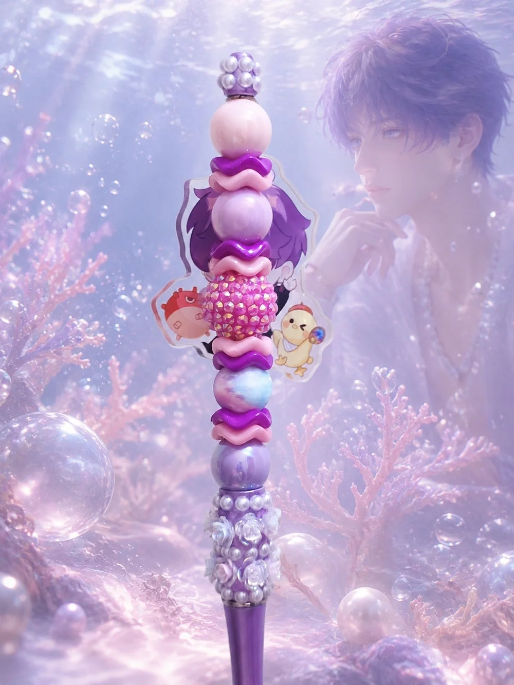 Love and Deepspace Rafayel Handmade Beaded Pen